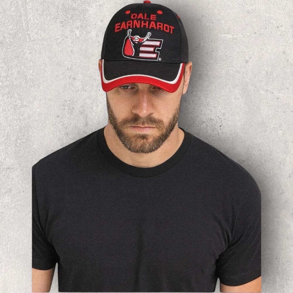 Dale Earnhardt NASCAR Hat NWT Winner’s Circle Black Red Adjustable Cap